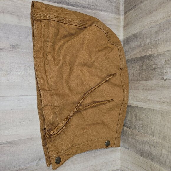 Carhartt 4 Snap Hood Duck Brown Sherpa Lined - Picture 2 of 6